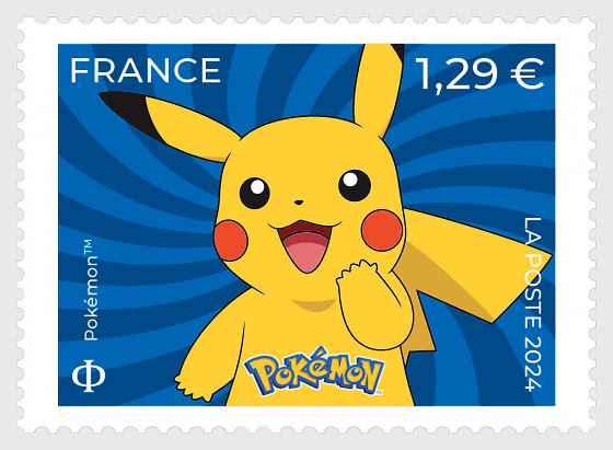 Bưu chính Pháp phát hành tem Pokémon