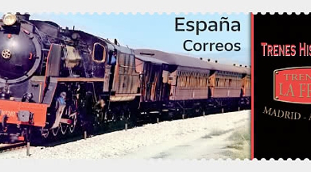 Bưu chính Tây Ban Nha phát hành tem kỷ niệm về chuyến tàu Strawberry