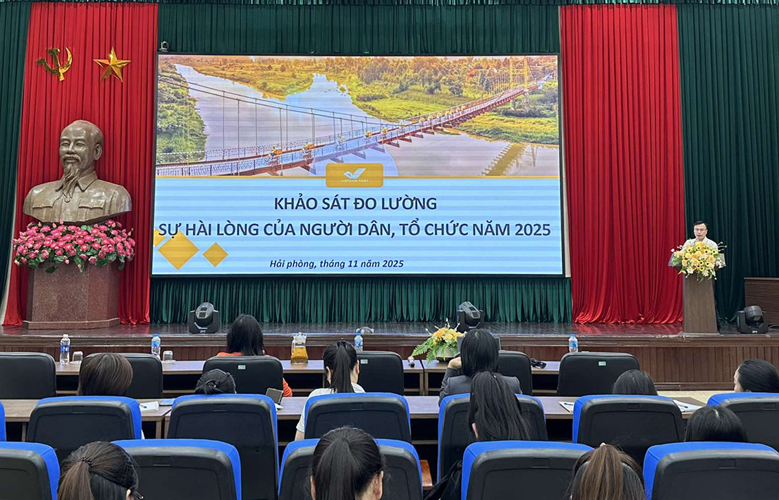 Bưu điện thành phố Hải Phòng tổ chức tập huấn Điều tra xã hội học năm 2025
