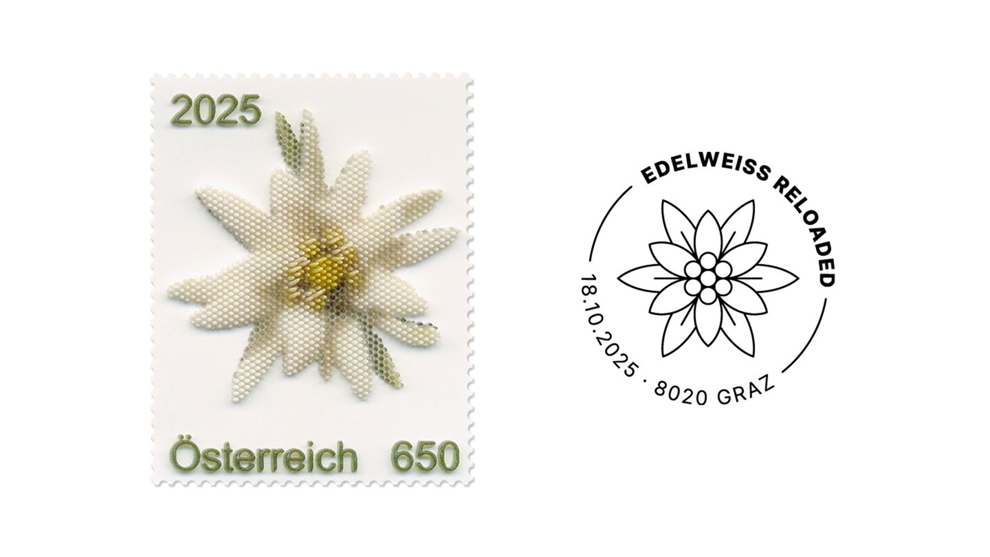 Bưu chính Áo ra mắt con tem in theo công nghệ 3D đầu tiên trên thế giới