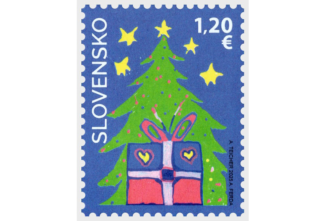 Bưu chính các nước Slovakia Anh và Estonia phát hành tem Giáng sinh