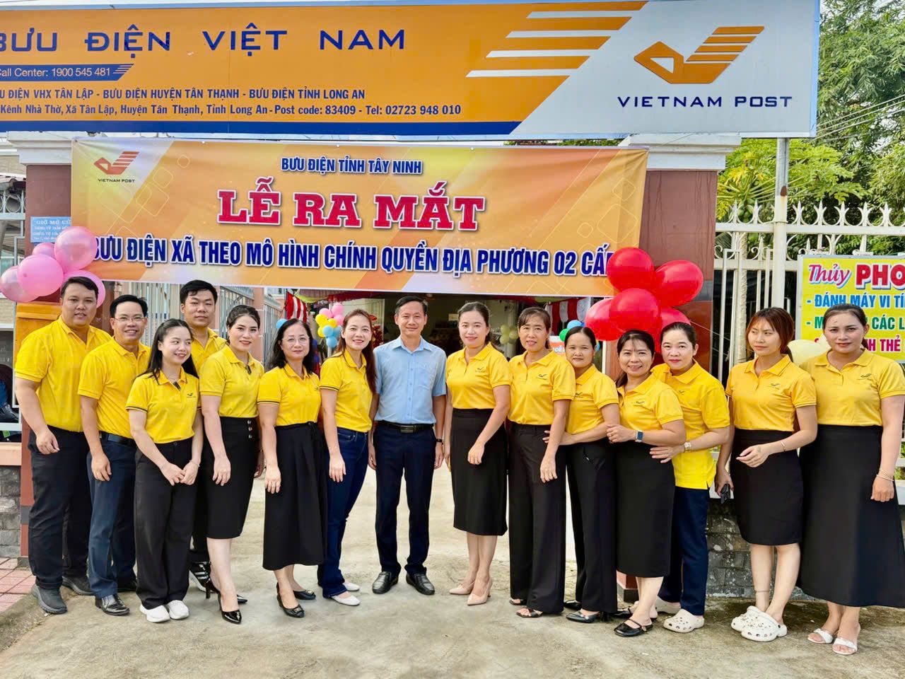 Bưu điện tỉnh Tây Ninh ra mắt Bưu điện xã Nhơn Hoà Lập theo mô hình chính quyền địa phương 02 cấp