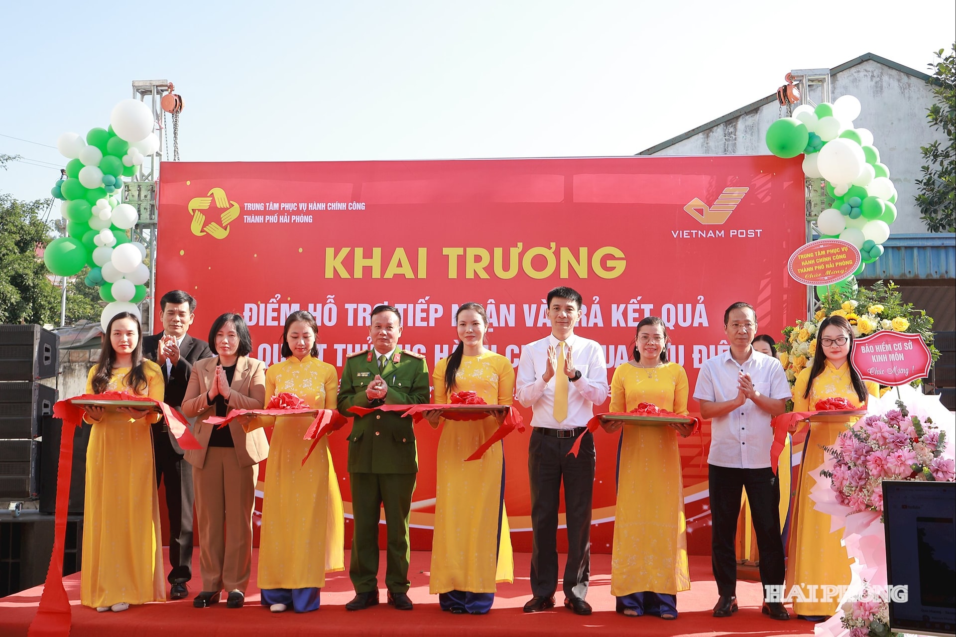 Hải Phòng: Khai trương "Điểm hướng dẫn tiếp nhận và trả kết quả giải quyết thủ tục hành chính qua Bưu điện" tại phường Kinh Môn