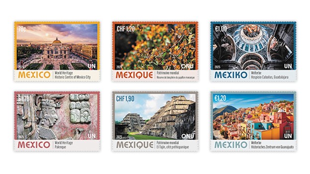 Văn phòng Bưu chính Liên Hợp Quốc phát hành bộ tem Di sản Thế giới