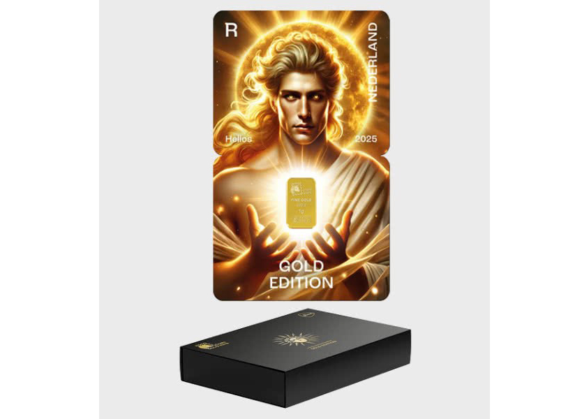 Bưu chính Hà Lan phát hành tem tiền điện tử phiên bản vàng lần thứ 4