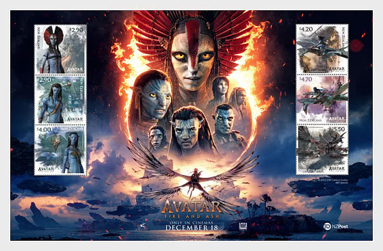 Bưu chính New Zealand phát hành hai bộ tem mới về phim Avatar và bảo vệ an toàn sinh học