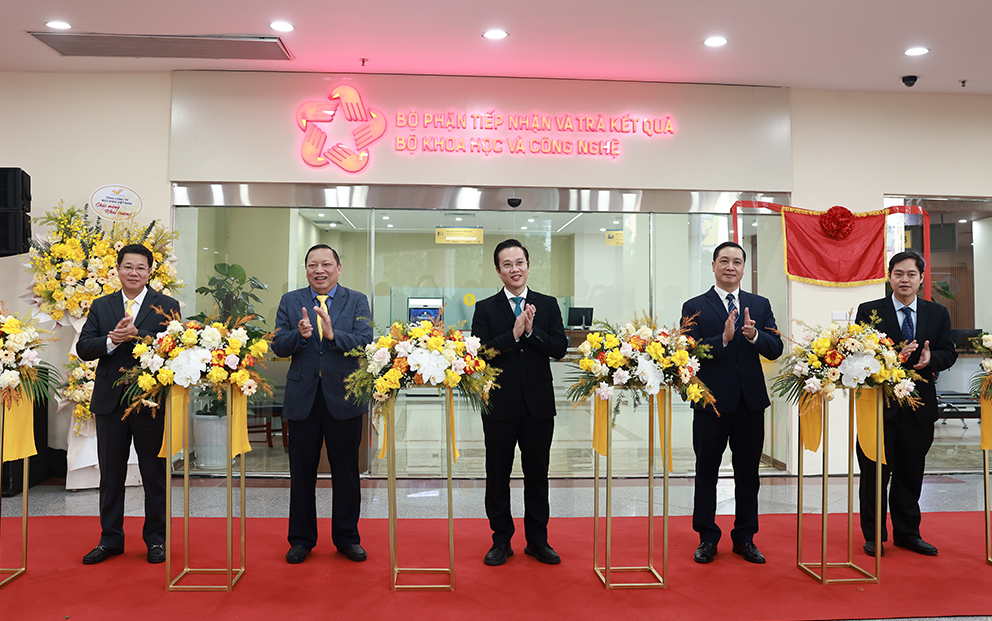 Bộ Khoa học và Công nghệ chính thức khai trương Bộ phận Một cửa tập trung