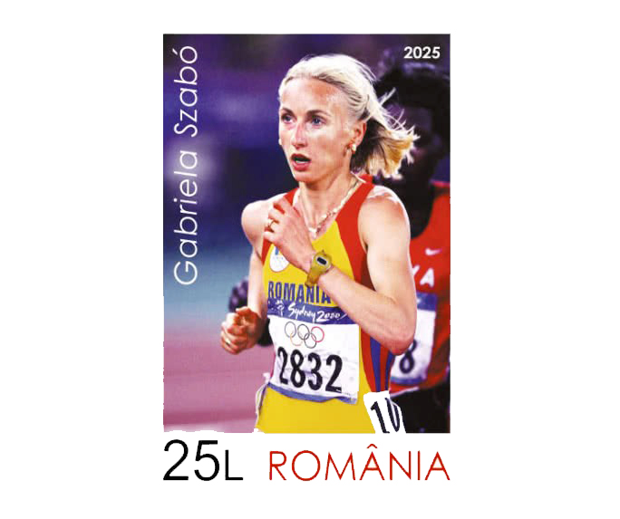 Bưu chính Romania phát hành tem tôn vinh “Vận động viên vàng” Gabriela Szabó