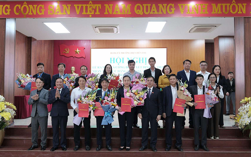 Đảng bộ Bưu điện tỉnh Điện Biên trực thuộc Đảng ủy phường Điện Biên Phủ