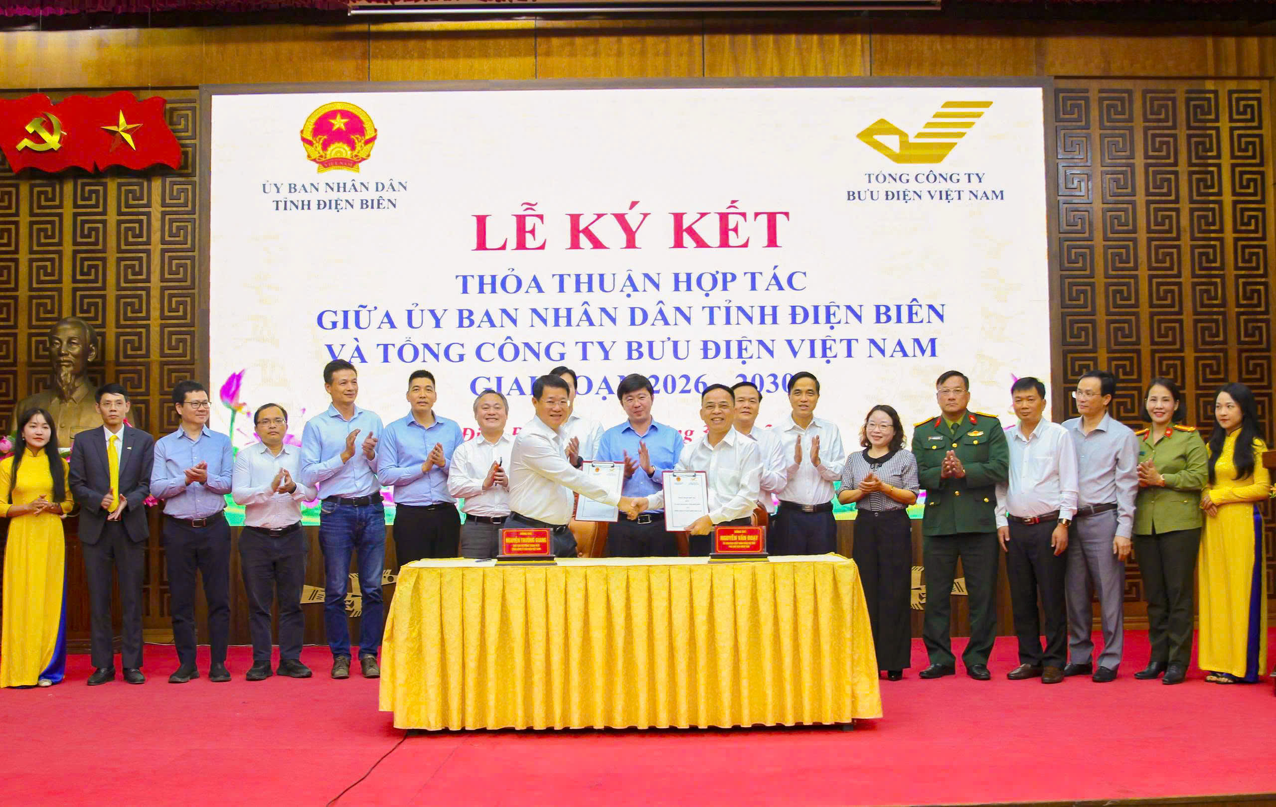 Tổng công ty Bưu điện Việt Nam và UBND tỉnh Điện Biên ký kết Thỏa thuận hợp tác giai đoạn 2026–2030