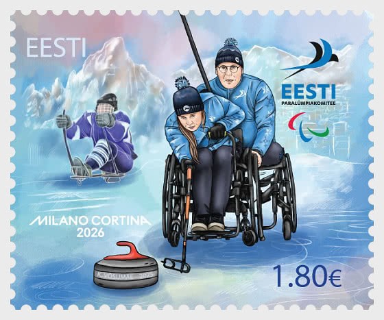 Bưu chính Estonia phát hành 2 bộ tem về Thế vận hội Mùa đông Olympic lần thứ 25 và Paralympic lần thứ 14