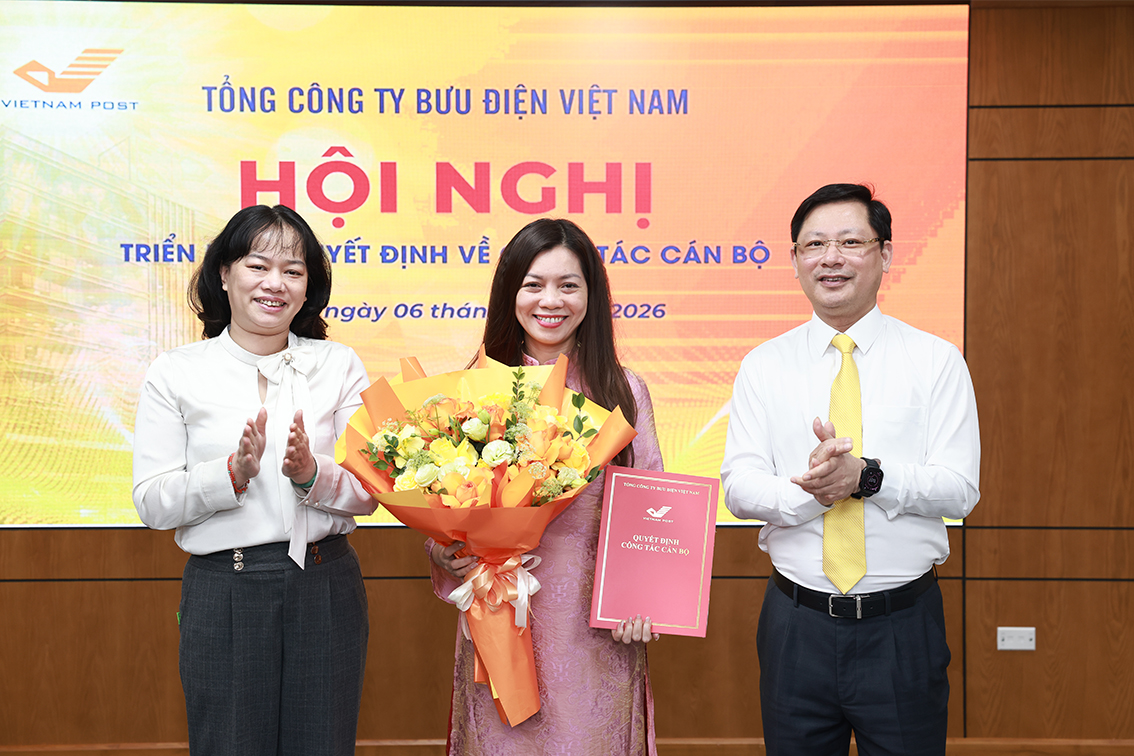 Bưu điện Việt Nam bổ nhiệm Phó Giám đốc Công ty Tem Bưu chính