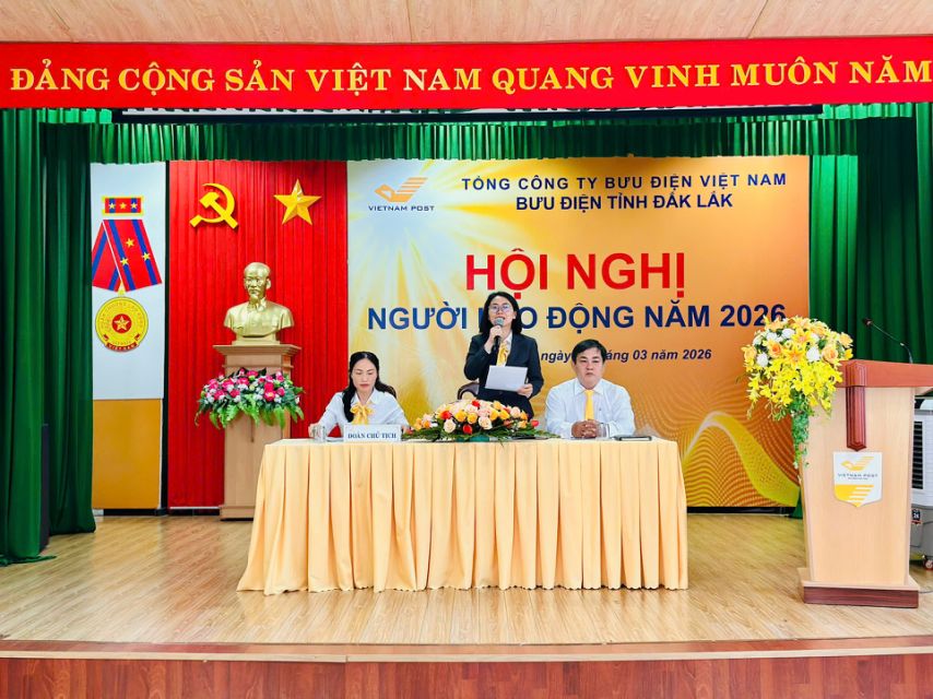 Bưu điện tỉnh Đắk Lắk tổ chức Hội nghị Người lao động năm 2026