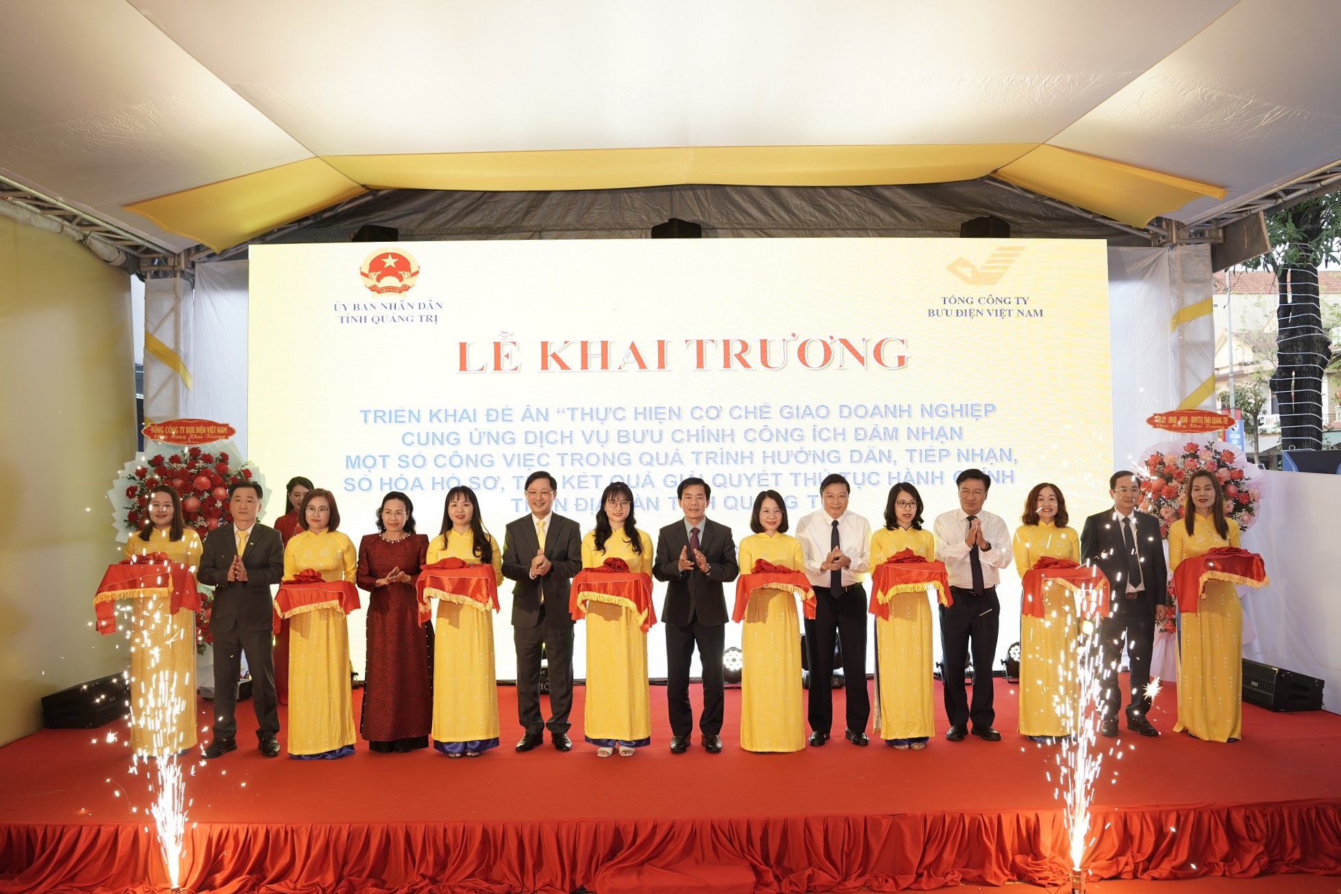 Quảng Trị: Khai trương  Đề án Thực hiện cơ chế giao doanh nghiệp cung ứng dịch vụ BCCI đảm nhận một số công việc trong quá trình giải quyết thủ tục hành chính