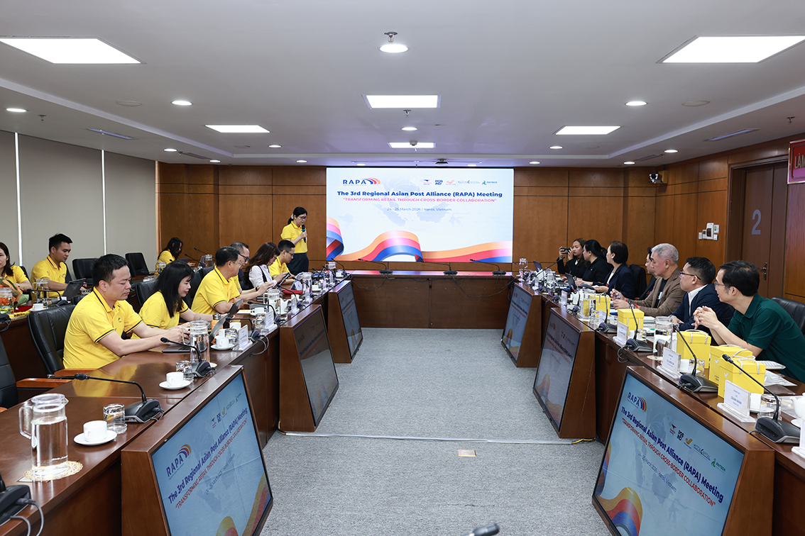 Bưu điện Việt Nam đăng cai tổ chức Hội nghị Liên kết Bưu chính khu vực châu Á (RAPA) lần thứ ba tại Hà Nội