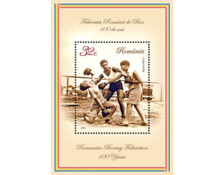 Romania phát hành bộ tem kỷ niệm 100 năm Liên đoàn Quyền Anh