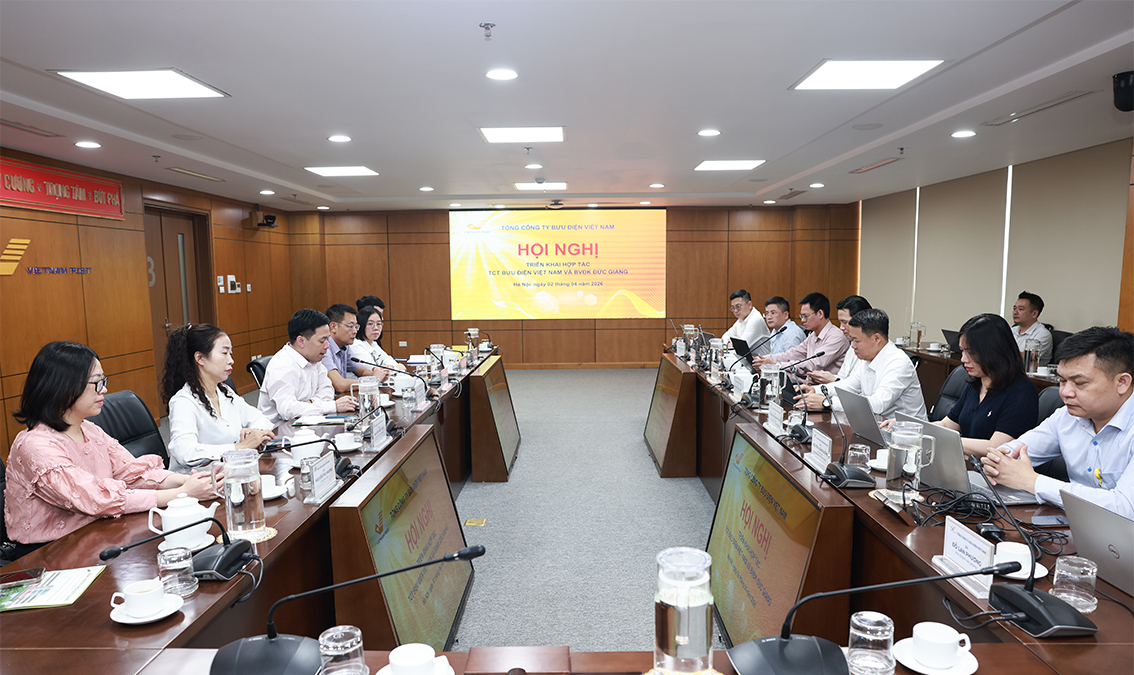 Bưu điện Việt Nam và Bệnh viện Đa khoa Đức Giang thống nhất định hướng hợp tác chiến lược, thúc đẩy logistics y tế công nghệ cao