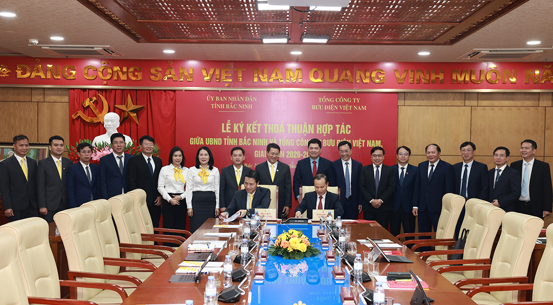 Bắc Ninh hợp tác với Bưu điện Việt Nam thúc đẩy chuyển đổi số và cải cách hành chính