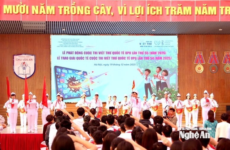 5 học sinh Nghệ An đạt giải tại Cuộc thi Viết thư quốc tế UPU