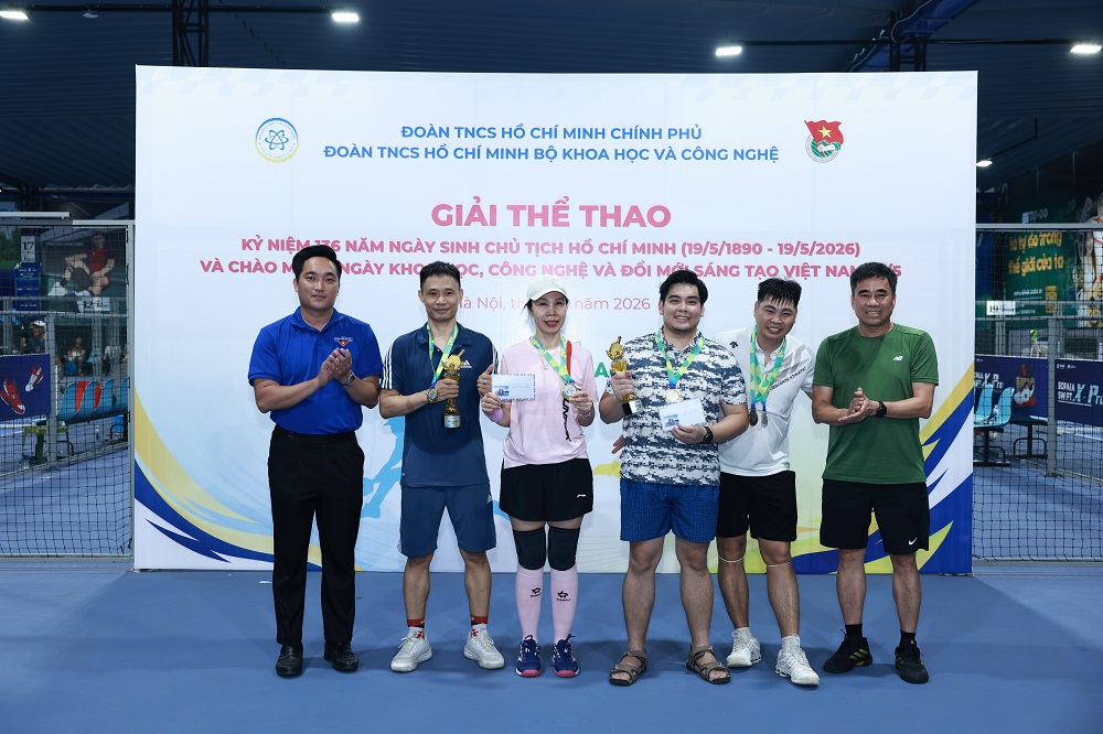 Người Bưu điện tỏa sáng tại Giải Pickleball Đoàn Bộ Khoa học và Công nghệ năm 2026