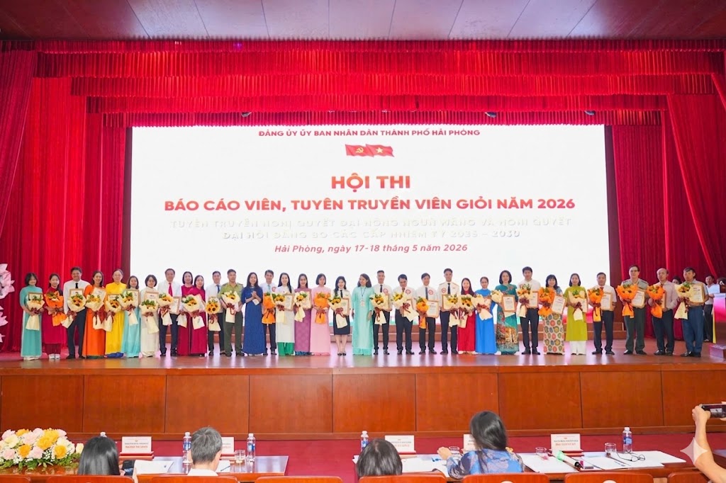 Bưu điện thành phố Hải Phòng tham gia Hội thi Báo cáo viên, tuyên truyền viên giỏi năm 2026
