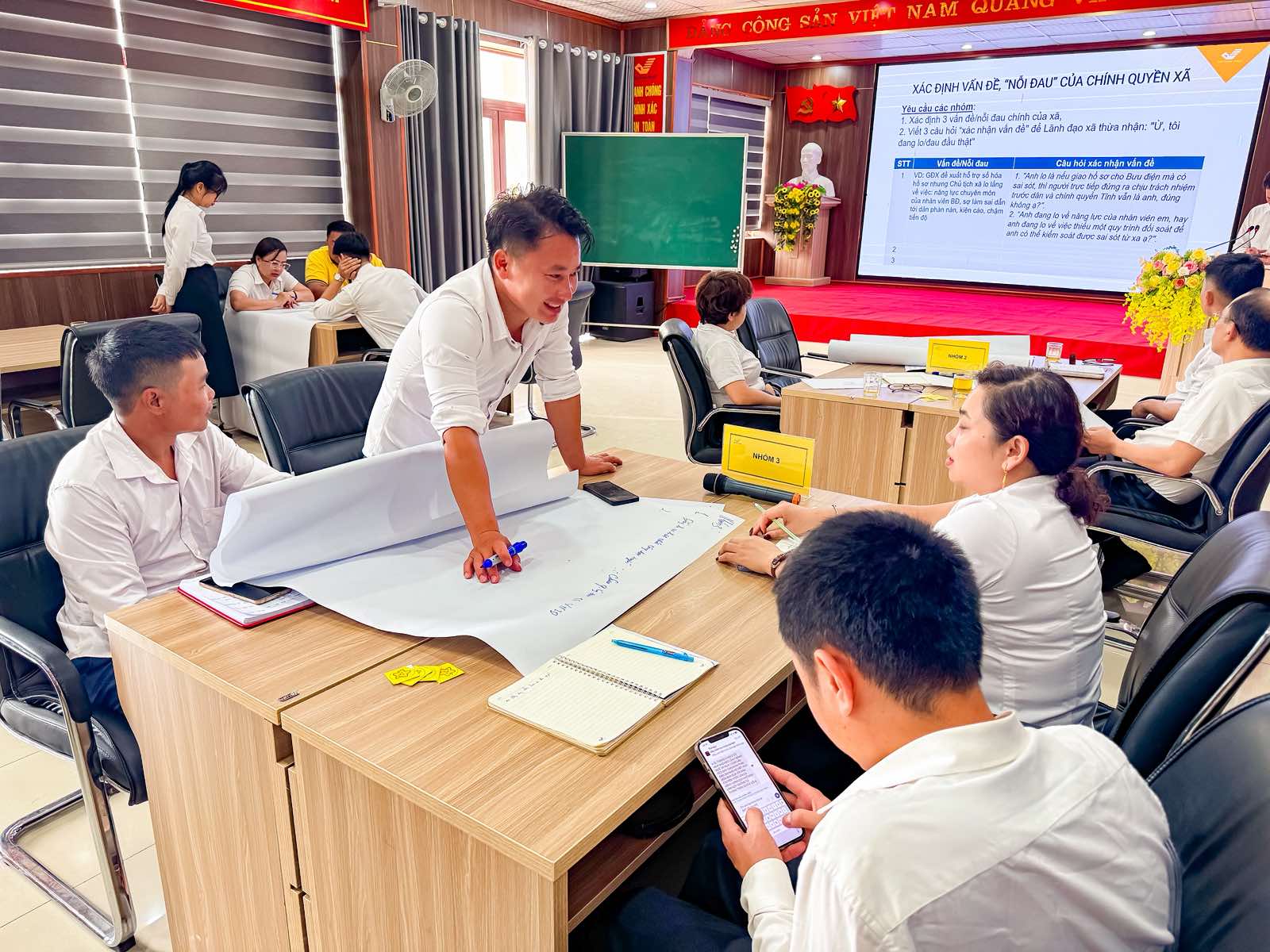 Bưu điện tỉnh Điện Biên tổ chức khóa đào tạo dành cho đội ngũ Giám đốc Bưu điện xã