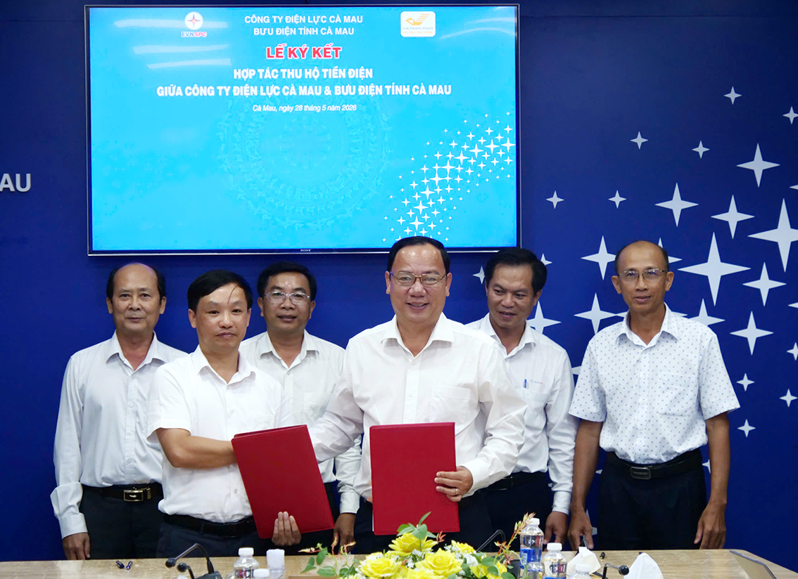 Bưu điện tỉnh Cà Mau triển khai dịch vụ thu hộ tiền điện, mở rộng tiện ích thanh toán cho người dân