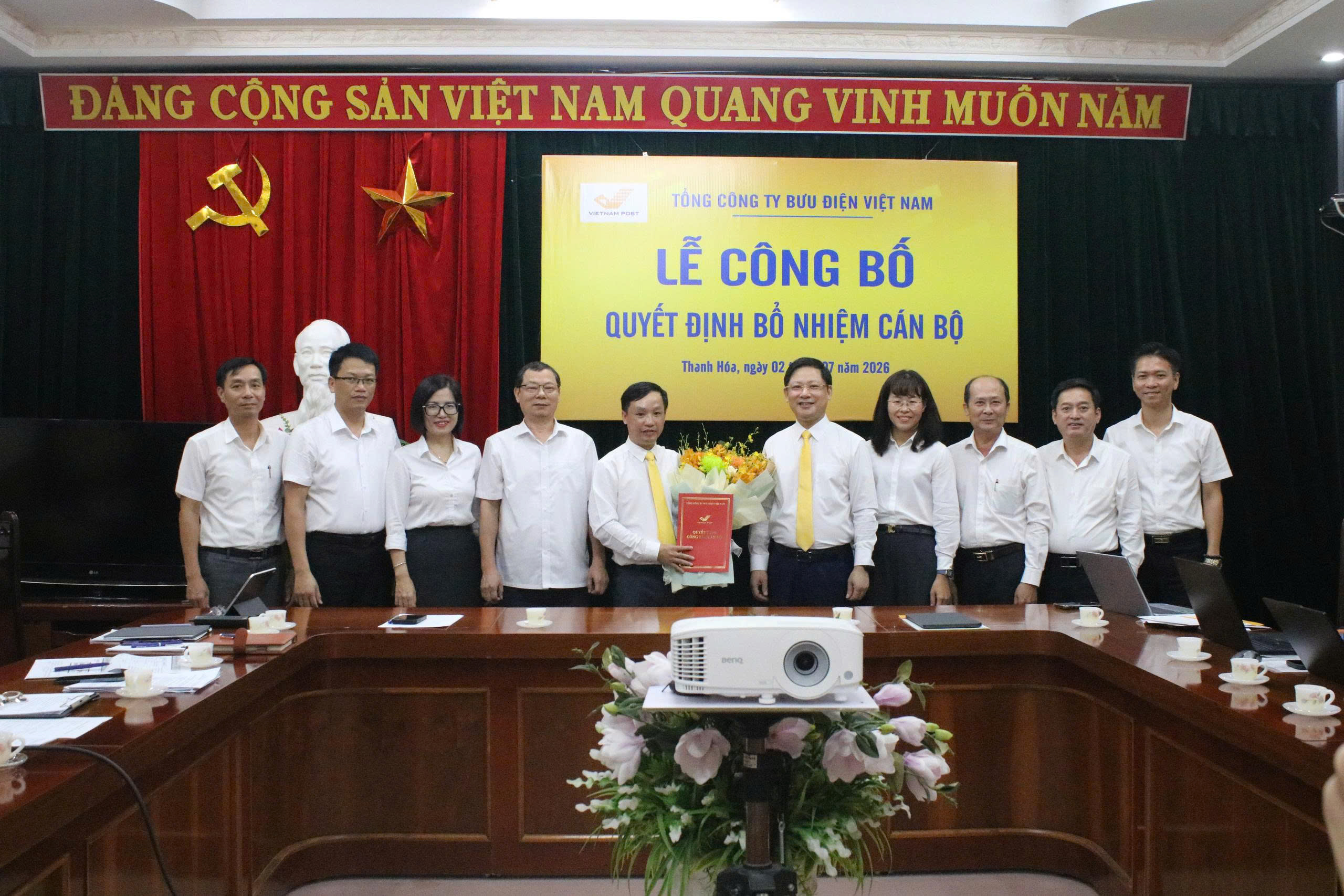 Tổng công ty Bưu điện Việt Nam điều động và bổ nhiệm Phó Giám đốc Bưu điện tỉnh Thanh Hóa