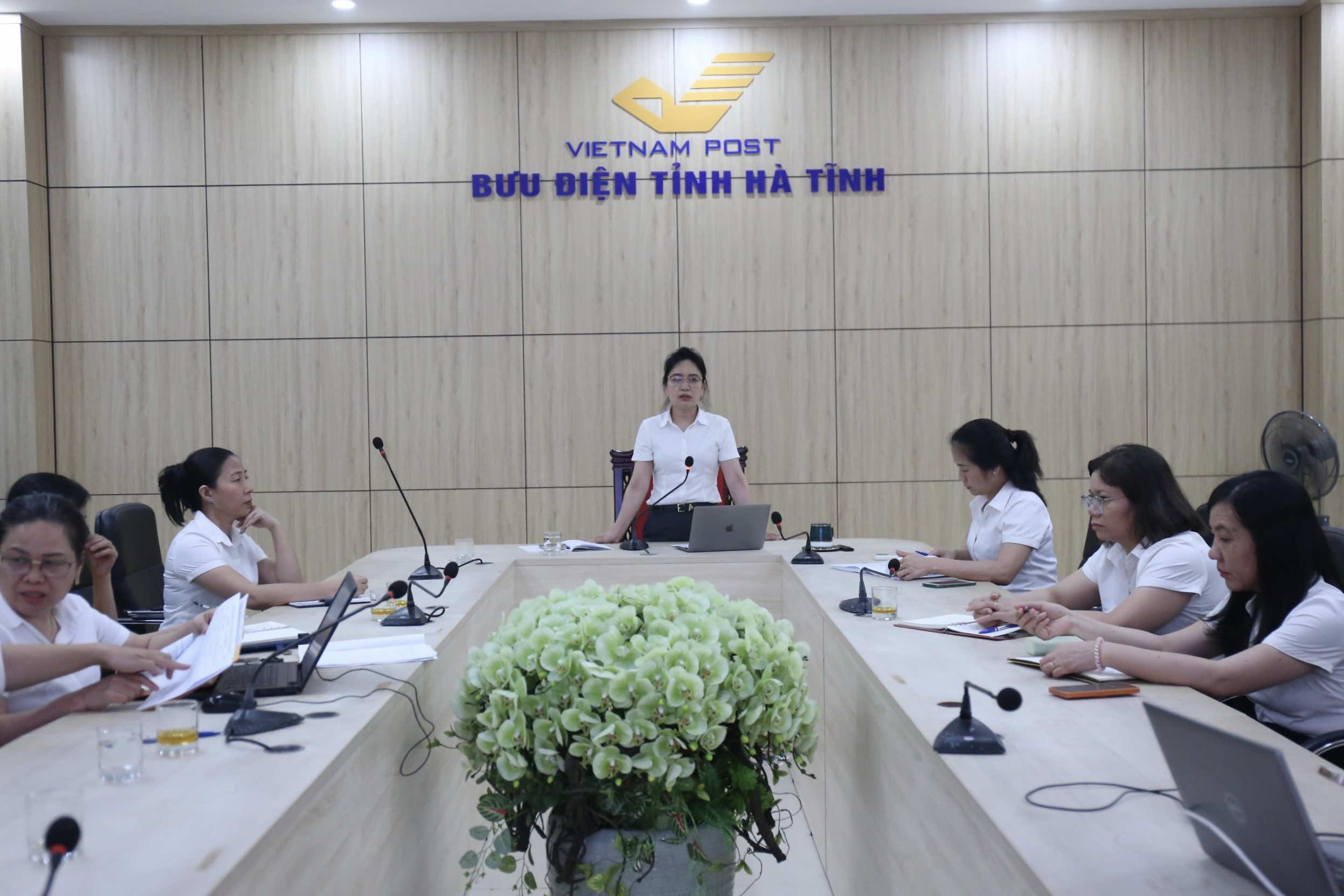 Trung tâm Vận hành Bưu điện tỉnh Hà Tĩnh triển khai nhiệm vụ chất lượng tháng 7/2026