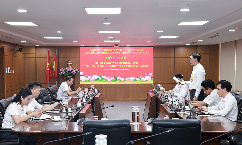 Đảng ủy Tổng công ty sơ kết công tác 6 tháng đầu năm của Ban Chỉ đạo thực hiện Quy chế dân chủ ở cơ sở và Ban Chỉ đạo 35