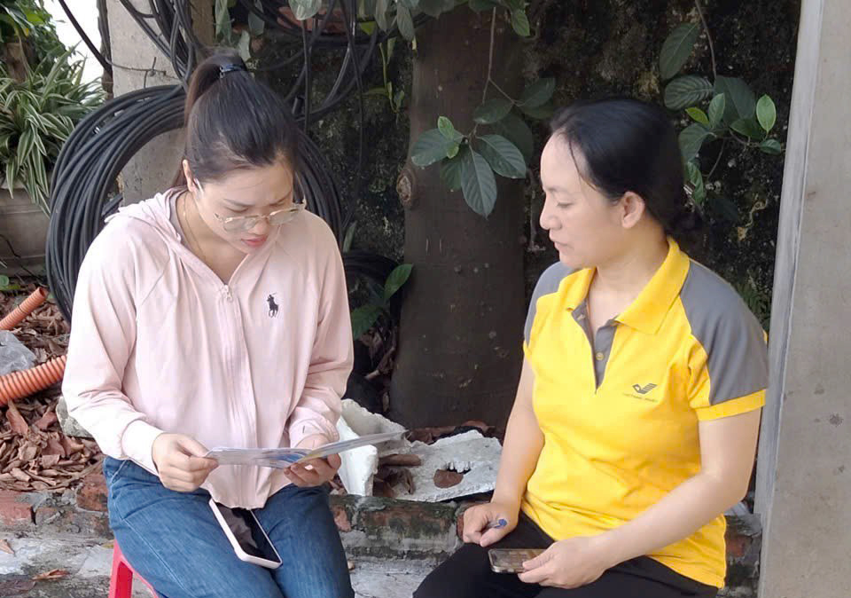 Bưu điện tỉnh Bắc Ninh đồng loạt ra quân tuyên truyền, phát triển người tham gia BHXH tự nguyện, BHYT hộ gia đình