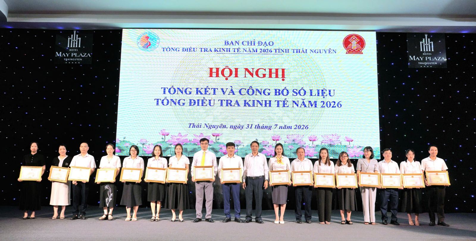 Bưu điện tỉnh Thái Nguyên được biểu dương do có đóng góp xuất sắc trong Tổng điều tra kinh tế năm 2026