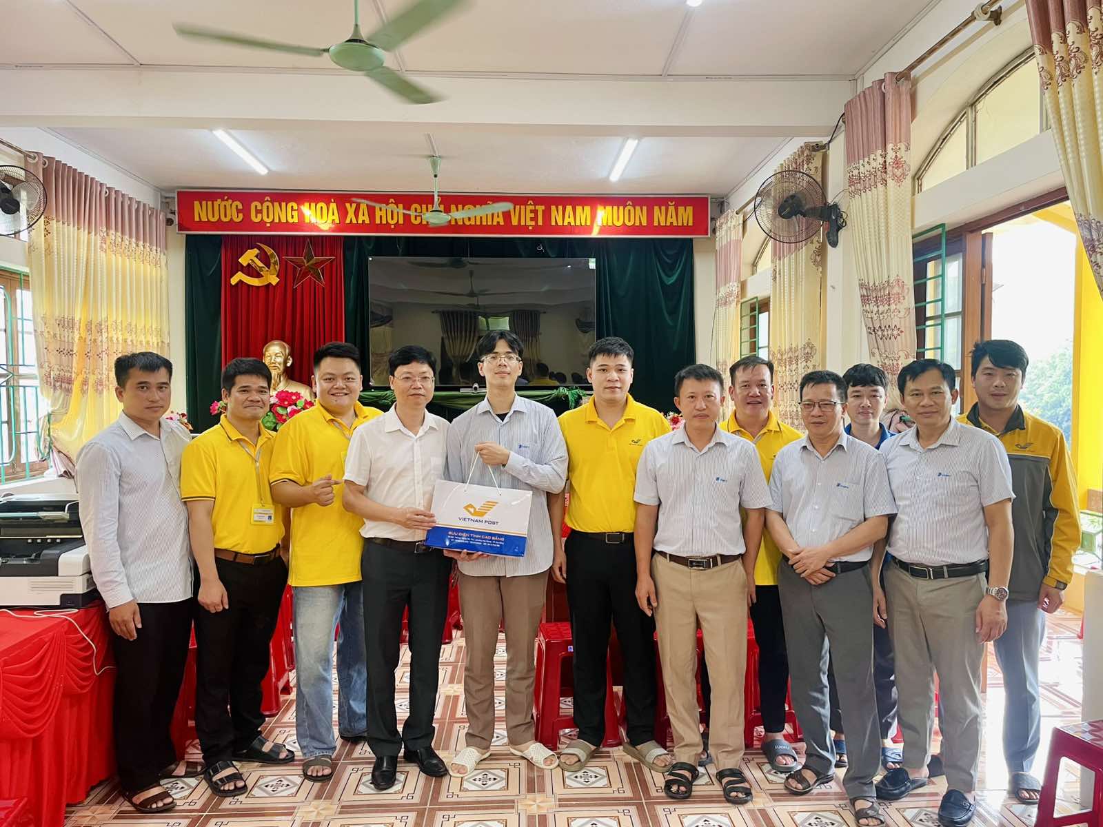 Bưu điện tỉnh Cao Bằng động viên lực lượng làm giàu, làm sạch dữ liệu đất đai
