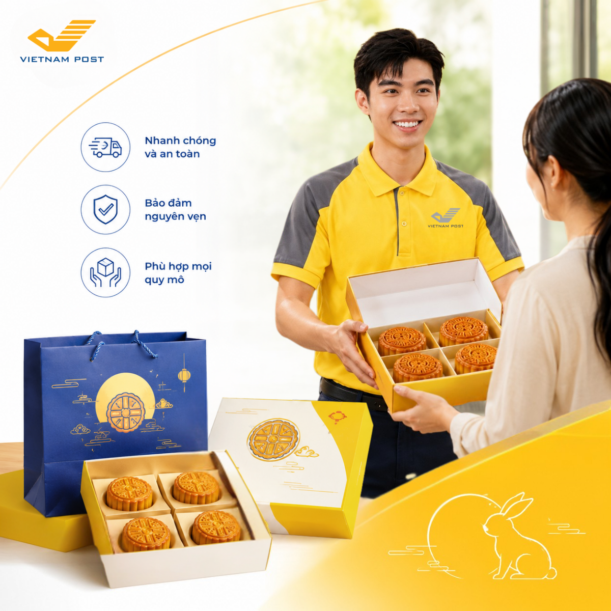 Bưu điện Việt Nam đồng hành shop bánh Trung thu tăng tốc mùa vụ