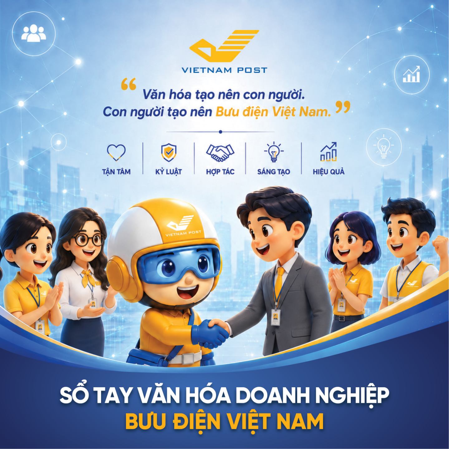 Bưu điện Việt Nam kiện toàn Ban Chỉ đạo và ban hành Sổ tay Văn hóa doanh nghiệp