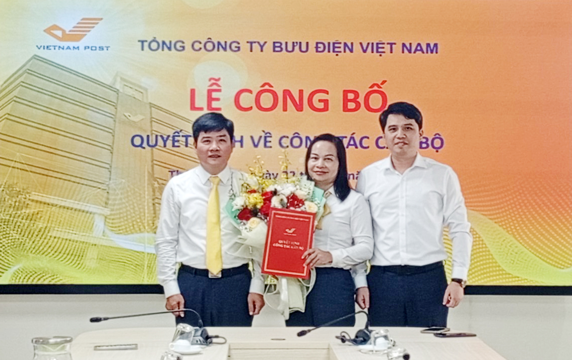 Bà Nguyễn Thúy Ngọc giữ chức vụ Phó Giám đốc Bưu điện tỉnh Thái Nguyên