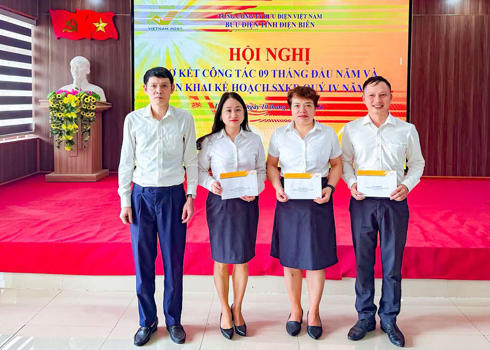 Bưu điện tỉnh Điện Biên sơ kết công tác 9 tháng, triển khai nhiệm vụ quý IV/2026