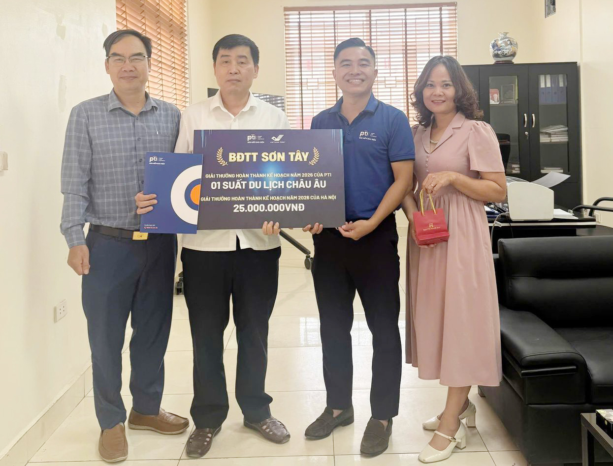 Bưu điện Trung tâm Sơn Tây về đích sớm kế hoạch kinh doanh dịch vụ PTI năm 2026