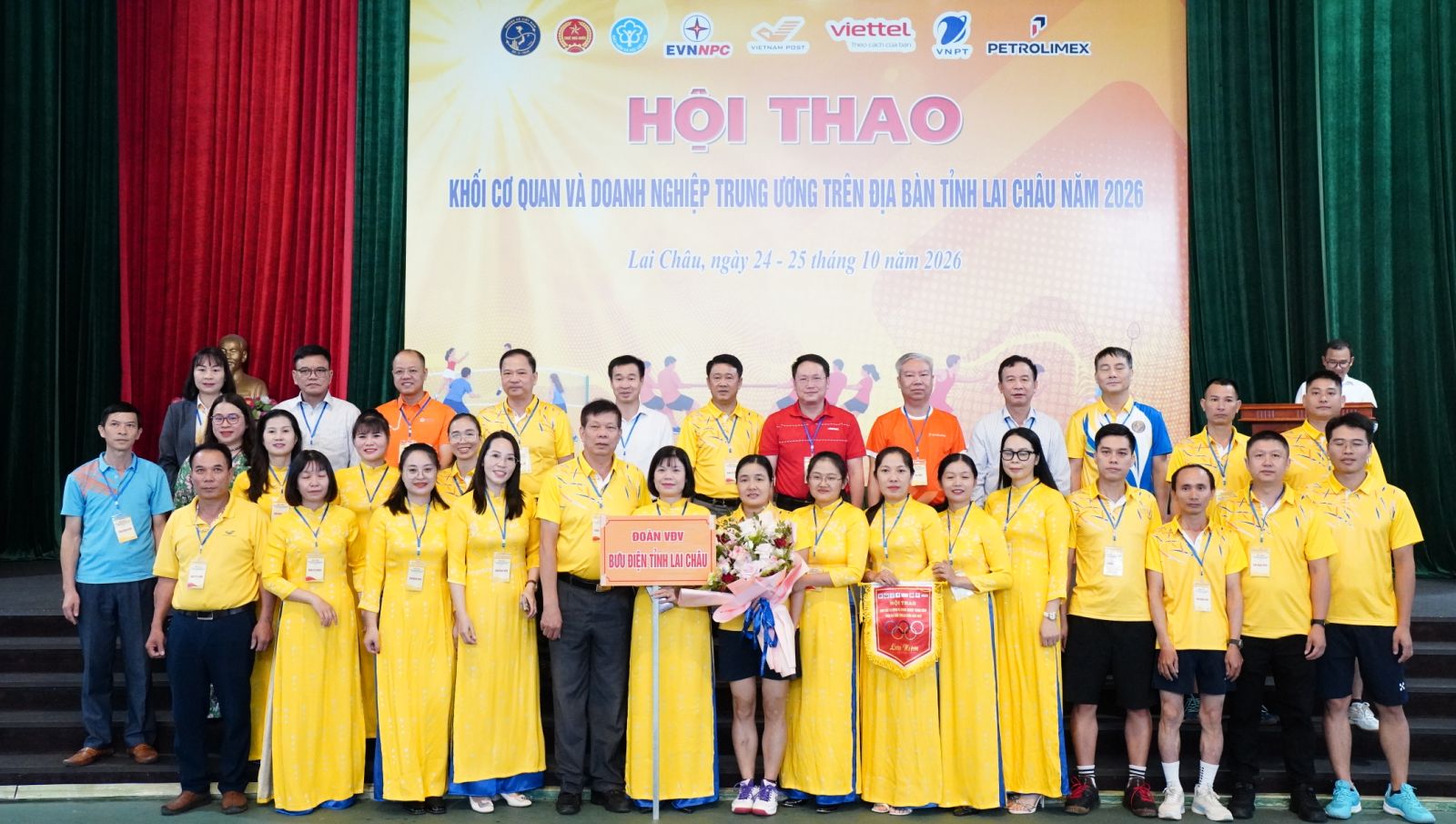 Bưu điện tỉnh Lai Châu tổ chức thành công Hội thao Khối thi đua số 9 năm 2026