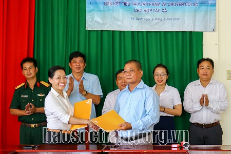 Sóc Trăng: Khởi động chương trình chuyển đổi số, liên kết tiêu thụ sản phẩm cho hợp tác xã