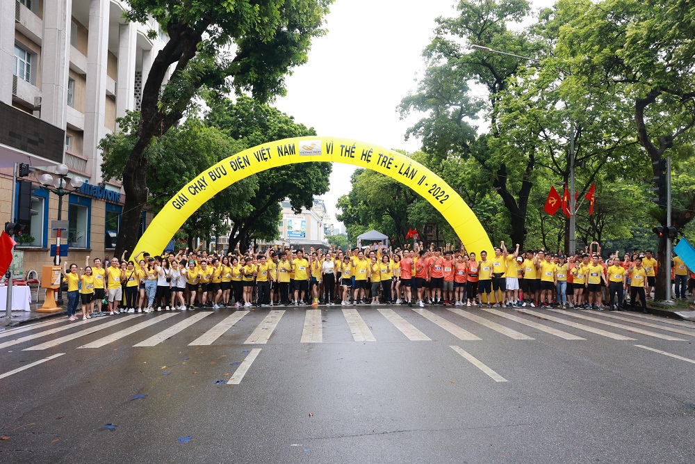 Bưu điện Việt Nam tổ chức giải chạy “Bưu điện Việt Nam - Vì thế hệ trẻ” lần thứ II năm 2022