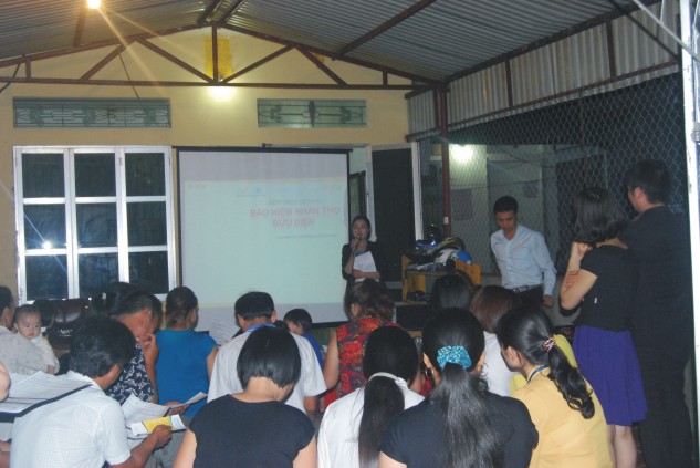 Bưu điện tỉnh Lai Châu tổ chức hội nghị khách hàng Bảo hiểm nhân thọ Bưu điện tại các khu dân cư