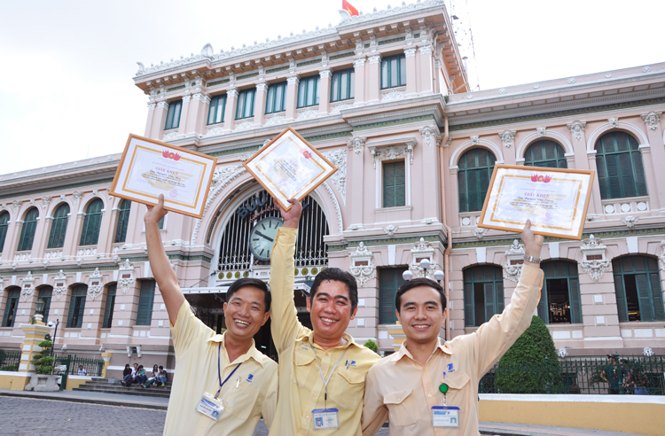Bưu điện TP. Hồ Chí Minh tổ chức Hội thi “Bưu tá vững nghiệp vụ - Chuyển phát tốt” năm 2014