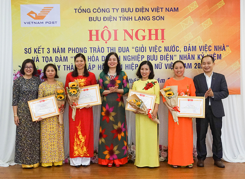 Bưu điện tỉnh Lạng Sơn tổ chức sơ kết phong trào thi đua “Giỏi việc nước, đảm việc nhà”