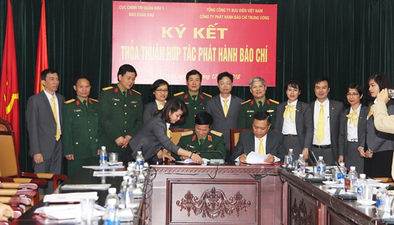 Phối hợp phát hành nhanh báo chí đến đơn vị cơ sở thuộc Quân khu 1