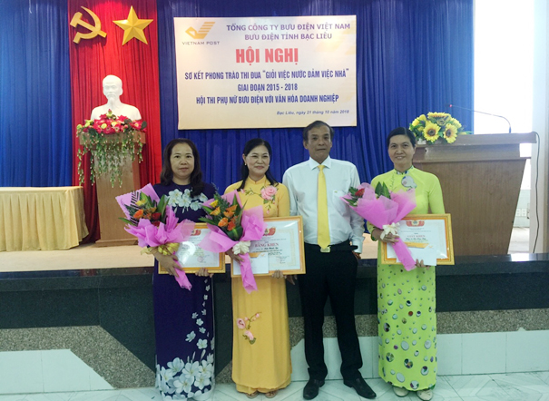 Công đoàn Bưu điện tỉnh Bạc Liêu tổ chức sơ kết phong trào thi đua “Giỏi việc nước, đảm việc nhà” giai đoạn 2015-2018