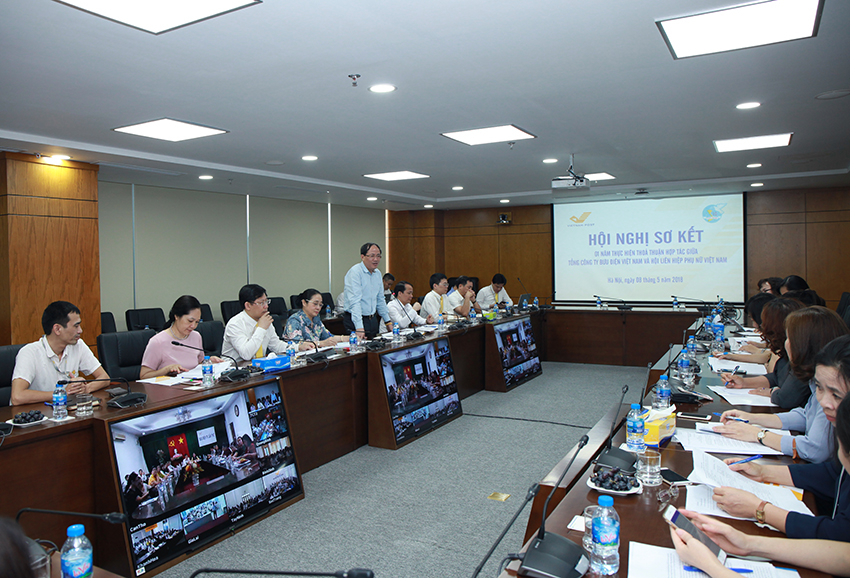 Sơ kết 01 năm phối hợp giữa Bưu điện Việt Nam và Hội Liên hiệp Phụ nữ Việt Nam 