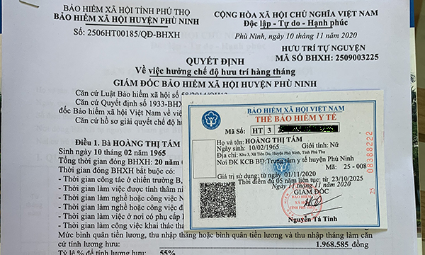 Huyện Phù Ninh (Phú Thọ): Một trường hợp tham gia BHXH tự nguyện đã được hưởng lương hưu