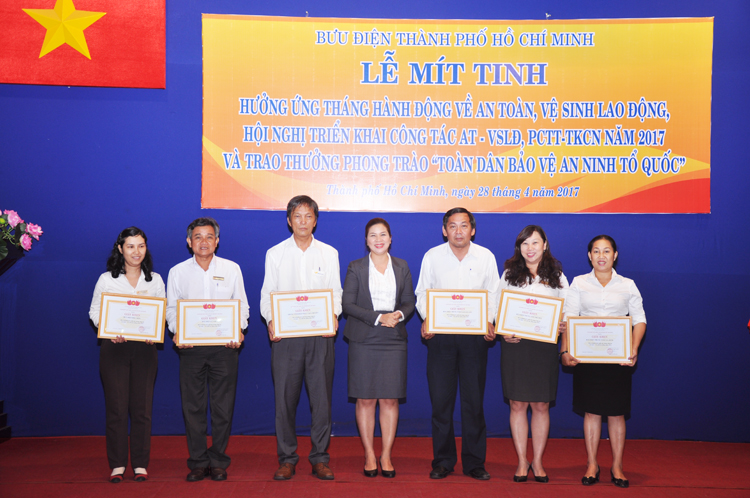 Bưu điện TP. Hồ Chí Minh triển khai công tác An toàn, vệ sinh lao động và Phòng chống cháy nổ năm 2017