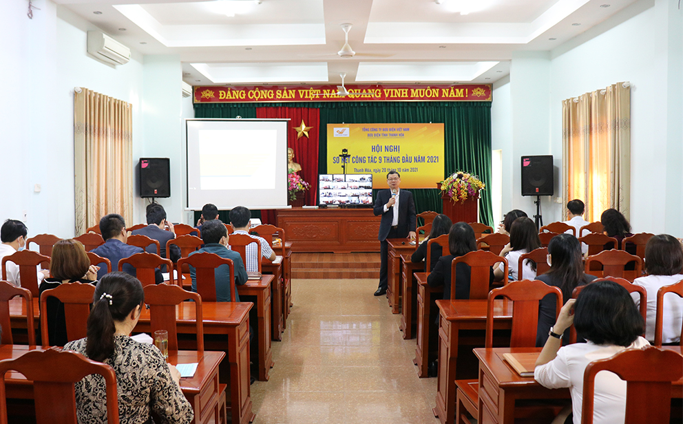 Bưu điện tỉnh Thanh Hóa tổ chức sơ kết công tác 9 tháng năm 2021